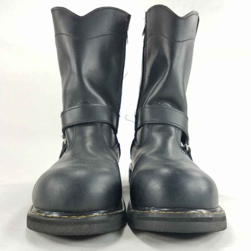 Rom's Mens Motorcycle Steel Toe Safety Work Boots - Picture 4 of 8